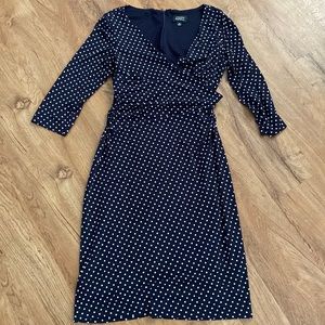 Adrianna Papell Polka Dot Dress Size 10